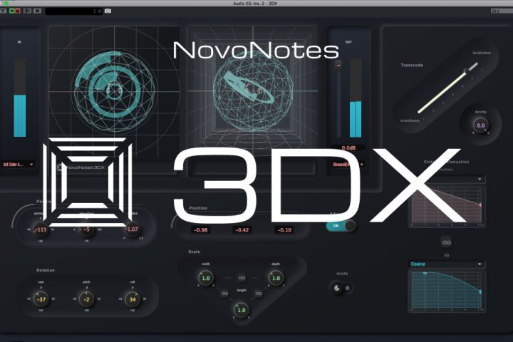 [顶尖3D 音频制作插件 ] NovoNotes 3DX v1.10.0 [WiN, MacOSX]-vst音频站