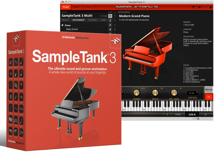 [坦克3采样器]IK Multimedia SampleTank 3 v3.7.3 +安装教程 [WiN, MacOSX]-vst音频站