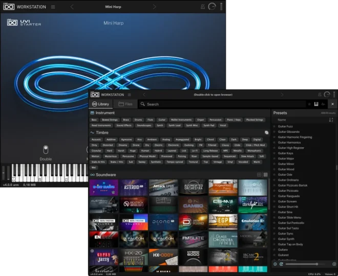 [更新：猎鹰采样器]UVi Workstation v4.0.1 (incl. Starter Pack) VST VST3 AU AAX STANDALONE [WiN, MacOSX]-vst音频站