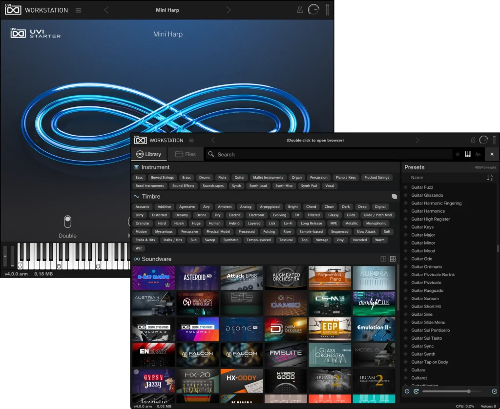 [更新：猎鹰采样器]UVi Workstation v4.0.1 (incl. Starter Pack) VST VST3 AU AAX STANDALONE [WiN, MacOSX]-vst音频站