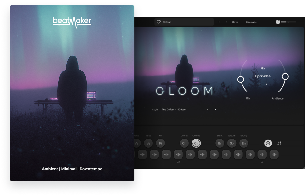 [空间感氛围极简音效乐器插件] UJAM Beatmaker Gloom v3.0.1-R2R [WiN]-vst音频站