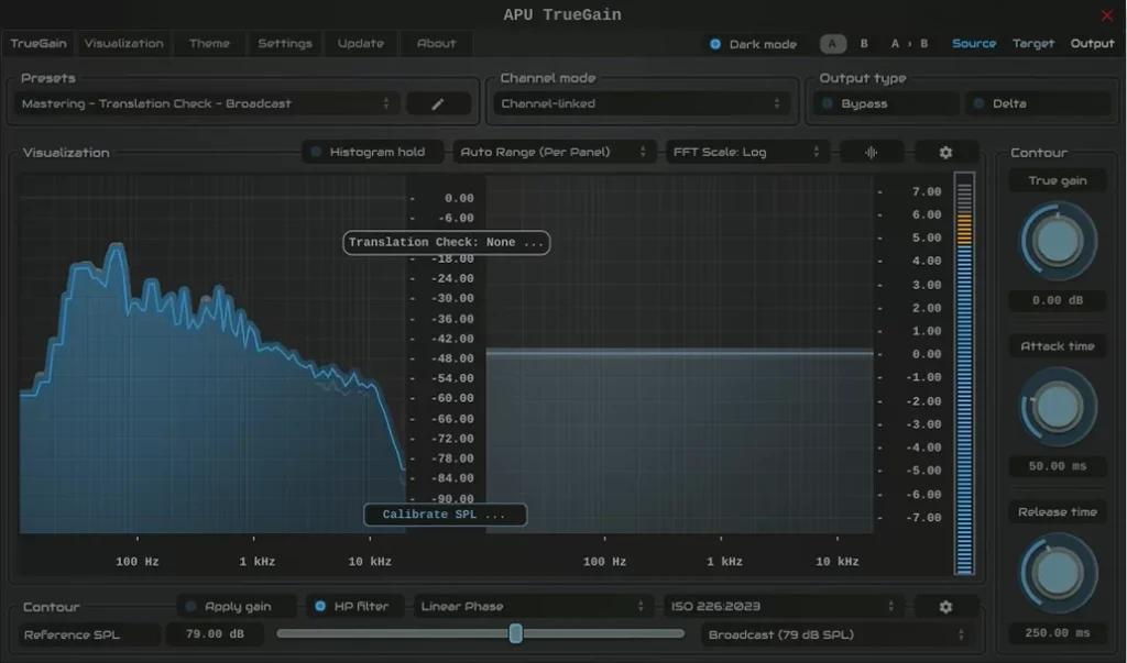 [等响度补偿增益控制插件] APU Software APU TrueGain v4.3.6 Incl Keygen-BTCR [WiN, MacOSX]-vst音频站