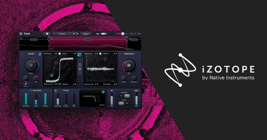 [动态失真引擎插件] iZotope Trash v1.3.0 [WiN, MacOSX]-vst音频站