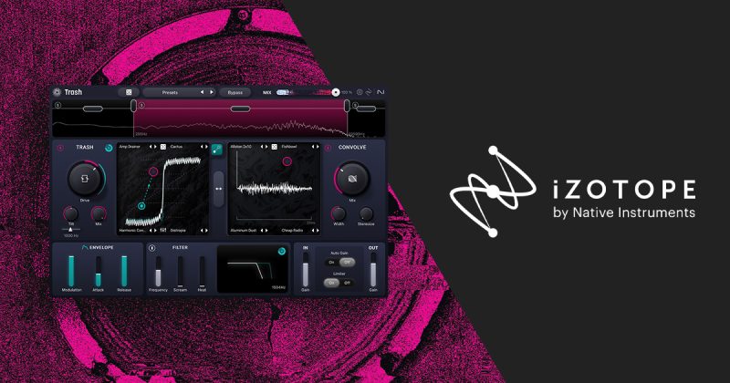 [动态失真引擎插件] iZotope Trash v1.3.0 [WiN, MacOSX]-vst音频站