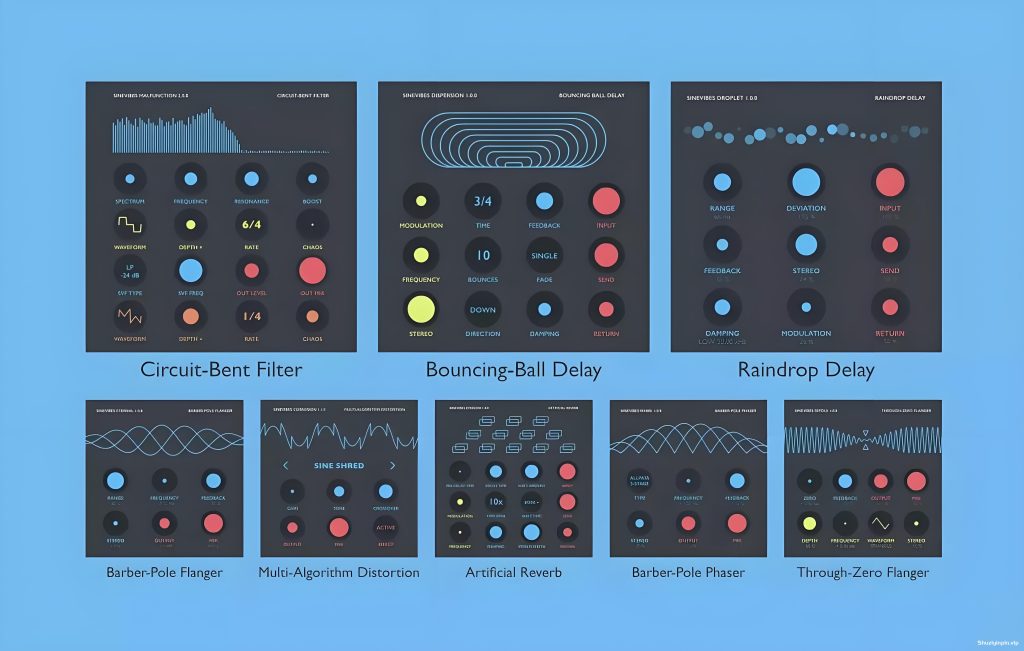 [17个创意混音效果器套装] Sinevibes Complete Effects Bundle 2025.9-TCD [WiN]-vst音频站