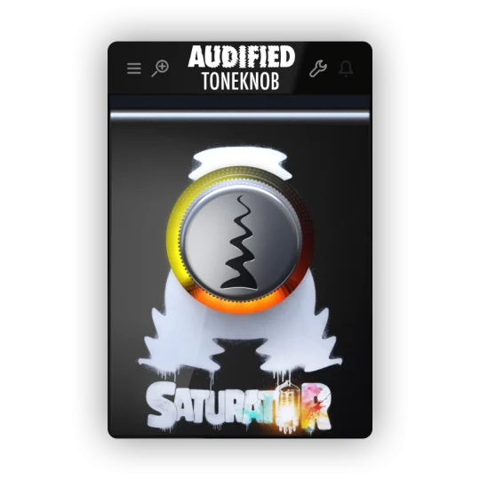 [单旋钮饱和效果插件] Audified ToneKnob Saturator v1.0.2-R2R [WiN]-vst音频站