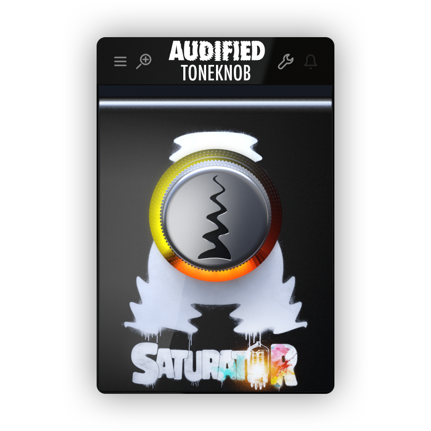 [单旋钮饱和效果插件] Audified ToneKnob Saturator v1.0.2-R2R [WiN]-vst音频站