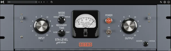 [动态处理插件] Kazrog Retro Sta-Level v1.0.1 [WiN, MacOSX, LiNUX]-vst音频站