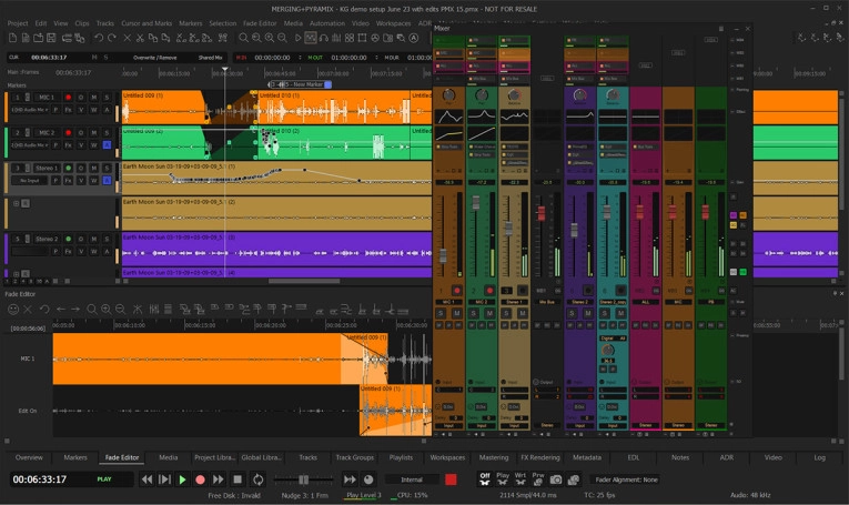 [数字音频工作站] Merging Pyramix Virtual Studio Premium v15.0.7-V.R [WiN]-vst音频站