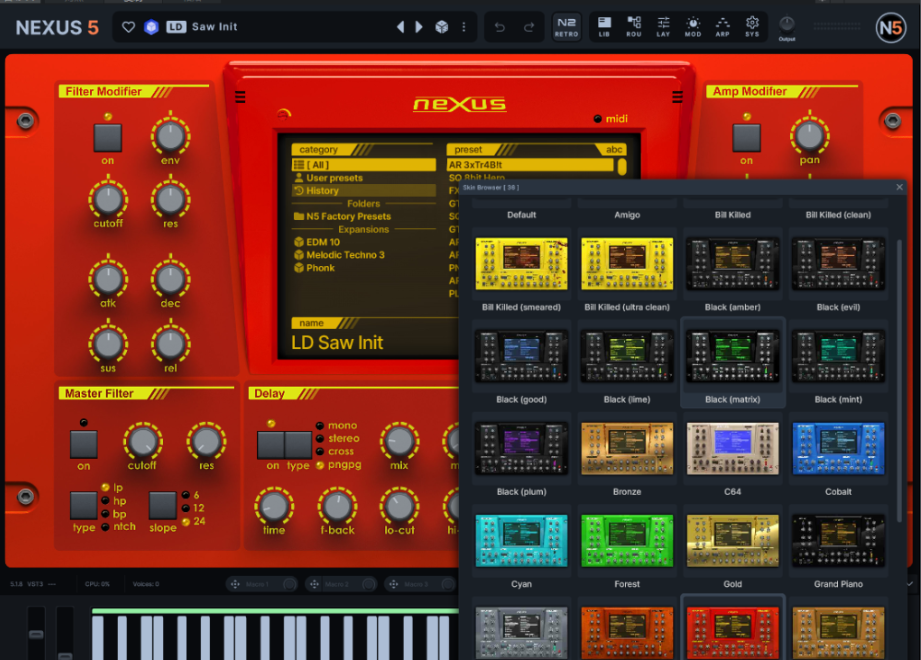 图片[2]-[超值五代]reFX Nexus 5 v5.3.22+新皮肤几十套+原厂+全套扩展+教程 [WiN, MacOSX]-vst音频站