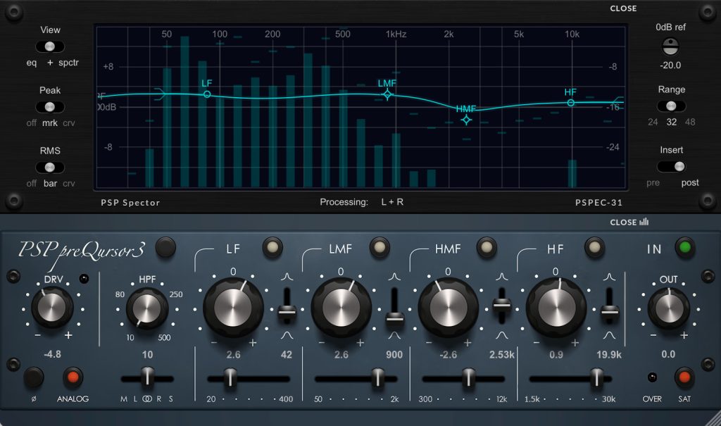 瑞士军刀-硬件模拟多段精准EQ均衡器插件 PSPaudioware PSP preQursor3 v3.0 WIN-vst音频站