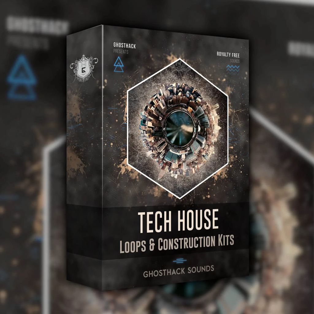 [科技浩室素材Serum预置Sylenth1预置]Ghosthack Tech House Loops and Construction Kits [WAV, MiDi]（1.2Gb）-vst音频站