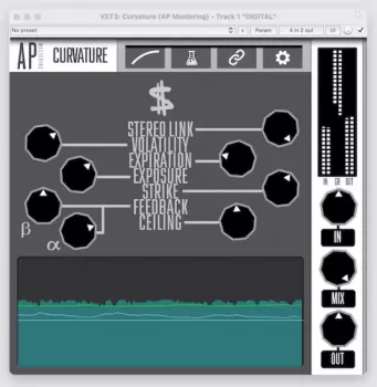 [最先进的压缩机] AP Mastering Curvature v2.0.1 [WiN]-vst音频站