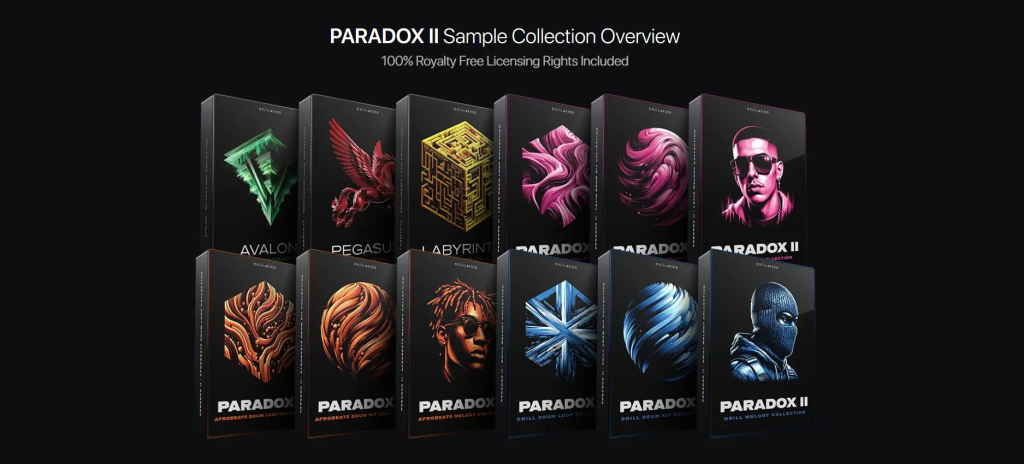 [流行氛围EDM多风格拉丁素材合集]Cymatics Paradox 2 [WAV, MiDi]-vst音频站