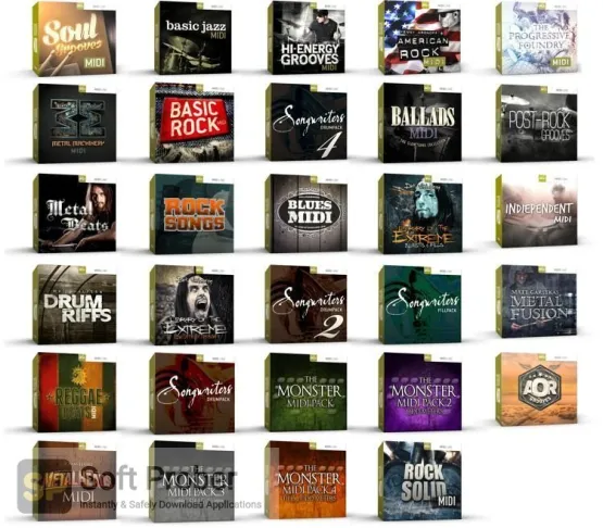 [MIDI集合包]Toontrack Drums MIDI Pack Bundle v2024.5[MiDi] [WiN, MacOSX]-vst音频站