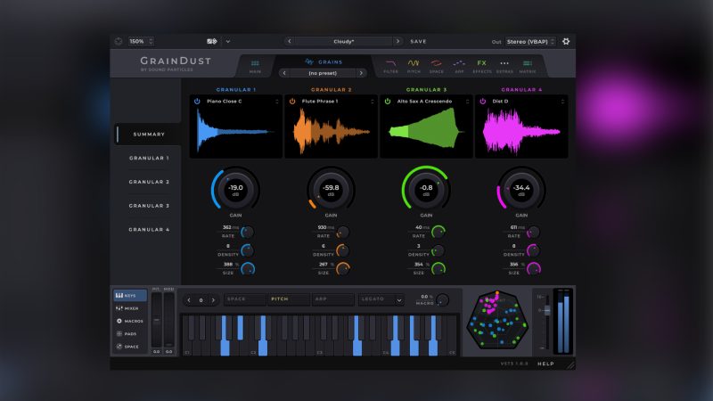 [强大的粒子合成器] Sound Particles GrainDust v1.0.0 REPACK-TCD [WiN]-vst音频站