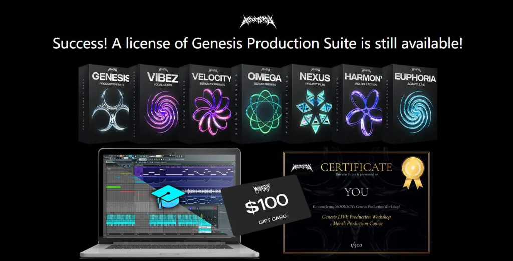 [多风格素材Serum预置Nexus预置套件包]Moonboy Genesis Production Suite [WAV, MiDi]（8Gb）-vst音频站