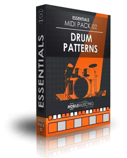 [40 个鼓点模式MIDI文件]Mobile Music Pro Essentials Midi Pack 02 Drum Patterns [FREE]-vst音频站