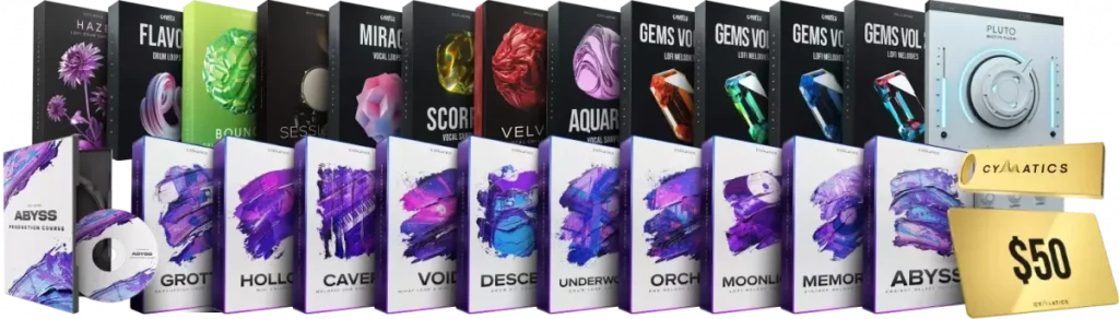 [嘻哈RnB素材]Cymatics ABYSS Launch Edition [WAV, MiDi]-vst音频站