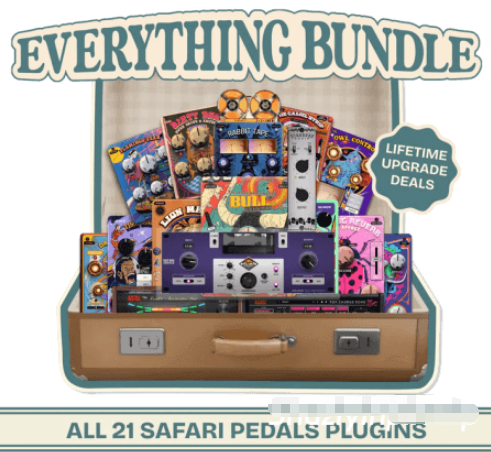 [踏板效果器插件包] Safari Pedals Everything Bundle v2025.10.08 Incl. Keygen-MOCHA [WiN]-vst音频站