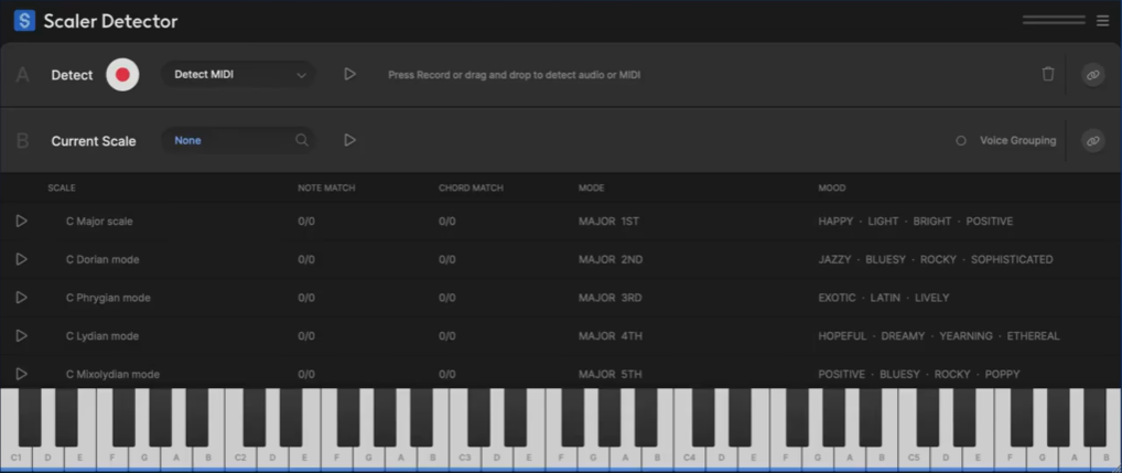 [调性与和弦检测插件] Scaler Music Scaler Detector v1.0.0 [WiN, MacOSX]-vst音频站