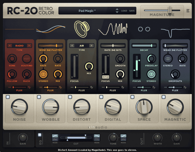 [最好的复古创意效果插件] XLN Audio RC-20 Retro Color 1.4.4-HCiSO [MacOSX]-vst音频站
