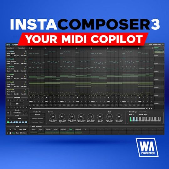[智能MIDI生成器] WA Production Instacomposer 3 v3.0.1.251101-TCD [WiN]-vst音频站