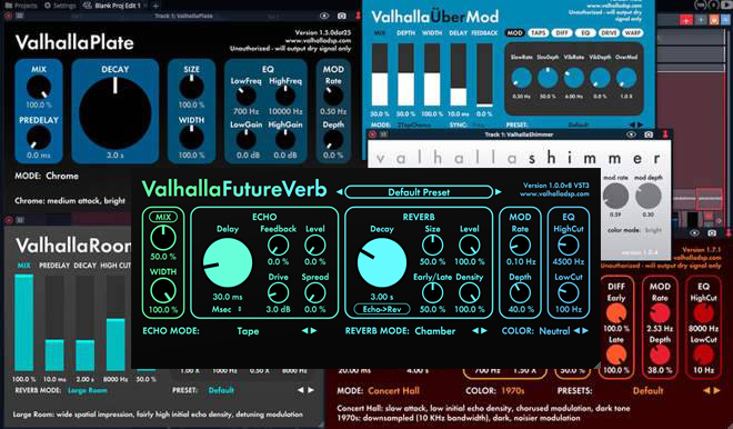 [瓦哈拉经典混响插件套装] ValhallaDSP bundle 2025.11-V.R [WiN, MacOSX]-vst音频站