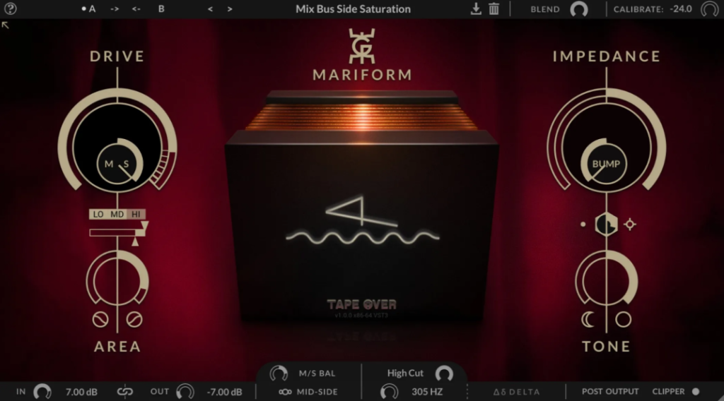 [谐波饱和度插件] Wavegrove Mariform v1.0.1 [WiN]-vst音频站