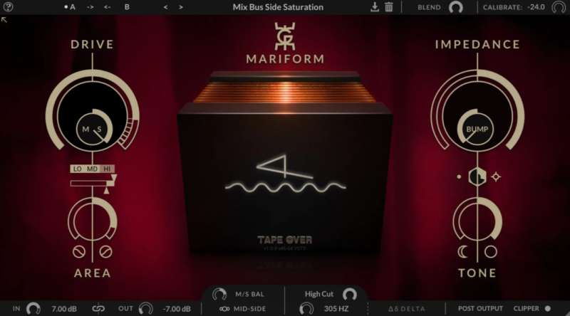 [谐波饱和度插件] Wavegrove Mariform v1.0.1 [WiN]-vst音频站