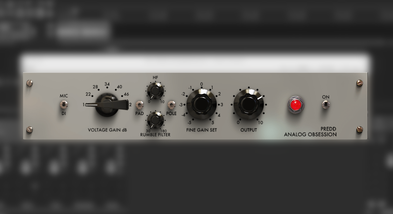 [复古麦克风前级插件]Analog Obsession PREDD [WiN, MacOSX]-vst音频站