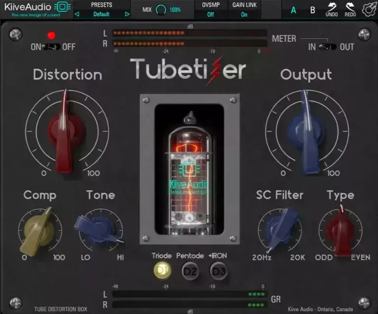 [电子管饱和效果器]Kiive Audio Tubetizer v1.0.3 REGGED [WiN, MacOSX]-vst音频站