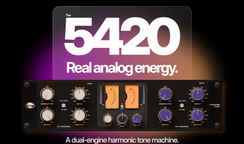 [双引擎谐波音色增强器] Purafied Audio Purafied 5420 v1.0.1 REGGED [WiN, MacOSX]-vst音频站