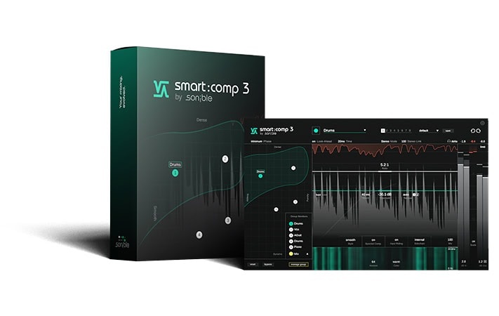 [AI自动智能压缩器] Sonible Smart Comp 3 v1.0.0-R2R [WiN]-vst音频站