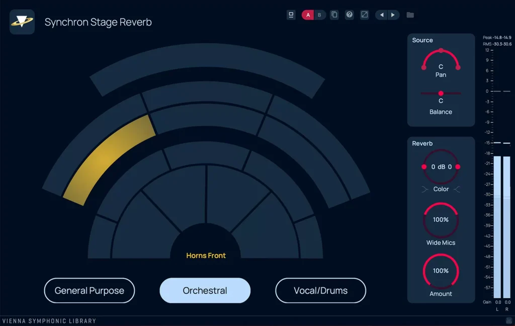 [维也纳交响乐同步舞台混响工具] Vienna Symphonic Library Synchron Stage Reverb v1.1.644-R2R [WiN]-vst音频站