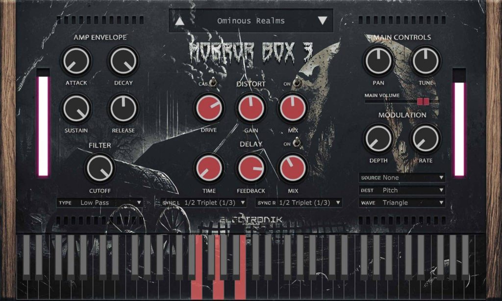 [恐怖音景氛围融合效果乐器插件] Electronik Sound Lab HORROR BOX v3.0.1 RETAiL [WiN, MacOSX]-vst音频站