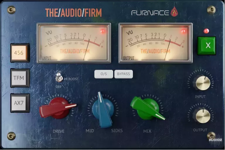 [标志性的混音和母带处理饱和效果器] Fazertone Furnace v0.0.1-MOCHA [WiN]-vst音频站