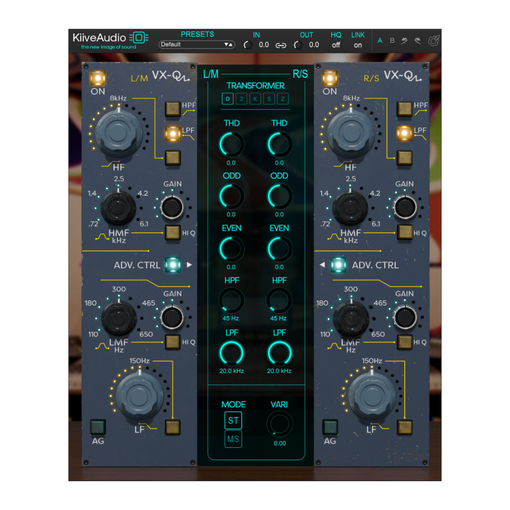 音色塑造染色均衡器插件Kiive Audio VX-Q v1.0.0 [WiN]-vst音频站
