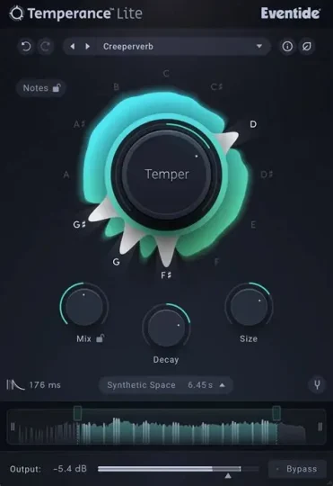 [世界上最具音乐性的混响器] Eventide Temperance Lite v1.0.5-FLARE [U2B] [MacOSX]-vst音频站