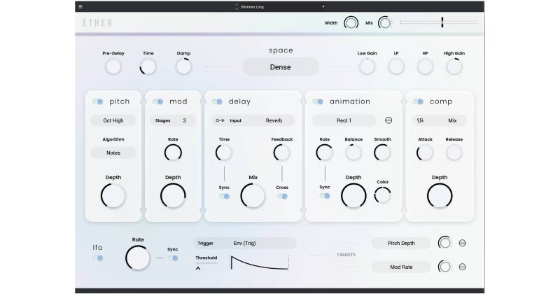 [创意多模式综合混响效果器] AIR Music Technology AIR Ether v1.2.0.10 [WiN, MacOSX]-vst音频站