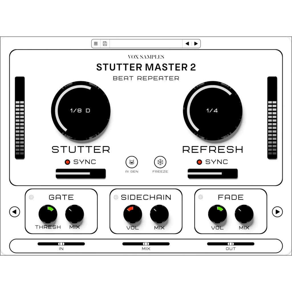[24 个 FX 模块的 AI 驱动的卡顿效果插件] Vox Samples Stutter Master 2 Beat Repeater v2.3.5 Patched Incl. Keygen-MOCHA [WiN]-vst音频站