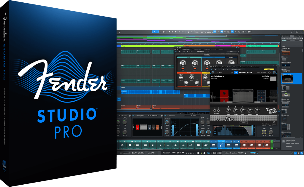 Fender Studio Pro 8（体验版本）仅供交流免费下载-vst音频站