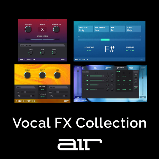 [自动音高校准插件集合] AIR Music Technology AIR Vocal FX Collection v1.2.1.14-Xdb [MacOSX]-vst音频站
