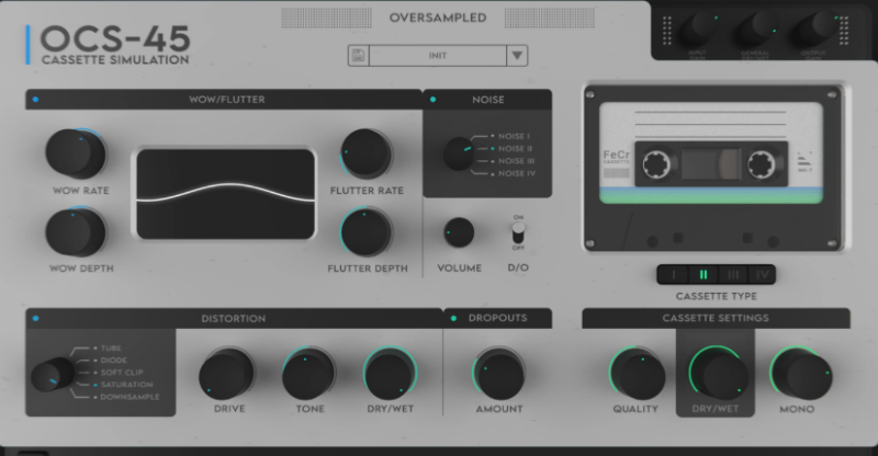 Spectral Plugins OCS 45 v1.1.4 [WiN] 磁带插件效果器-vst音频站
