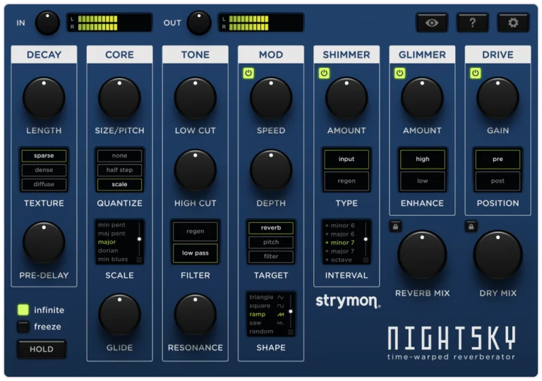[独一无二的混响合成器] Strymon NightSky Plugin v1.0.1 [WiN, MacOSX]-vst音频站