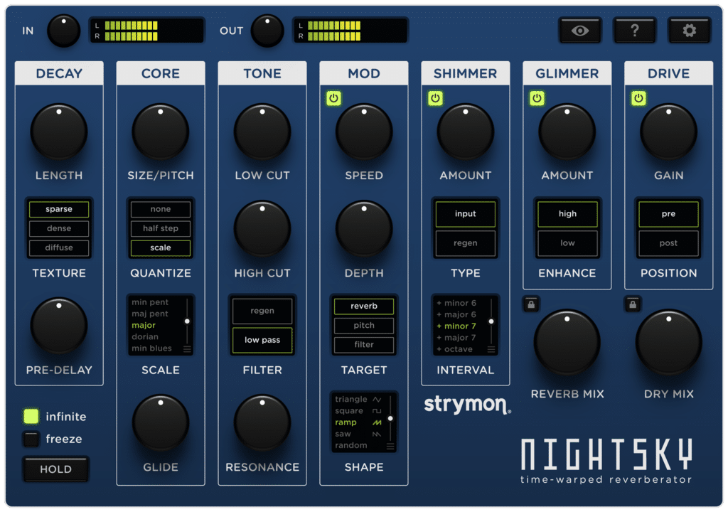 [独一无二的混响合成器] Strymon NightSky Plugin v1.0.1 [WiN, MacOSX]-vst音频站