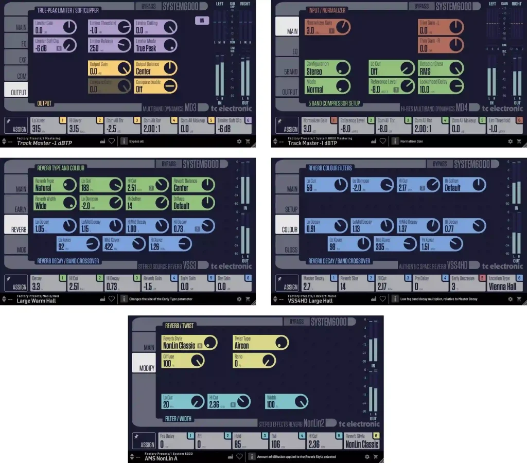 TC Electronic System 6000 Native Series Bundle 02.2026-GUISEPPE [MacOSX] – [传奇母带后期多段压缩混响插件包]-vst音频站