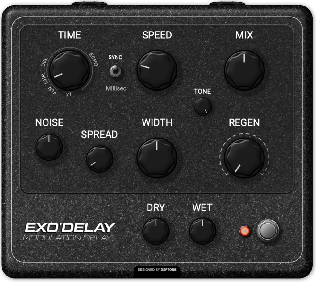 [调制延迟效果器] DSPTone ExoDelay v1.0.5 [WiN, MacOSX]-vst音频站