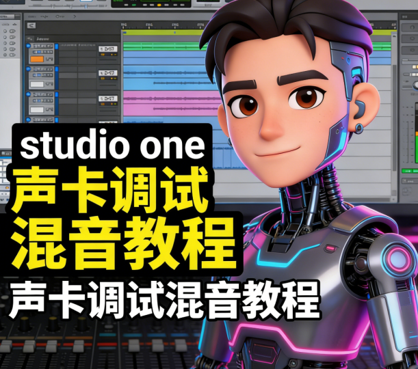Studio one声卡调试、混音教程 老版本教程（包含配套软件及插件）-vst音频站