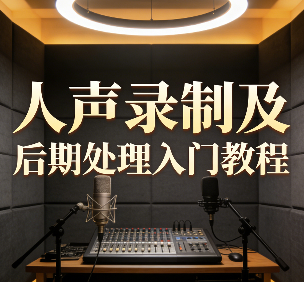人声录制及后期处理 入门教程-vst音频站